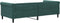 vidaXL - Slaapbank - 90x200 - cm - fluweel - donkergroen