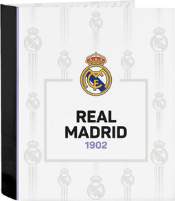 Ringmap Real Madrid C.F. Zwart Wit A4 (27 x 33 x 6 cm)