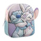 Schoolrugzak Stitch Blauw