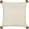 OBERONIA - Sierkussen set van 2 - Beige - 45 x 45 cm - Katoen