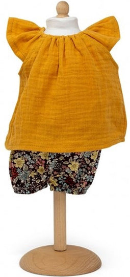 Mamamemo Tuniek Set Okergeel 42 - 46 cm