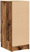 vidaXL - Schoenenkast - 29,5x35x70 - cm - bewerkt - hout - oud - houtkleurig