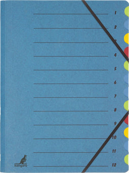Kangaro sorteermap - 12 tabs - projectmap - K-3010-12