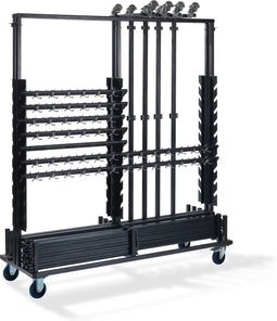 Garderoberek Trolley Groot, voor 10 complete Kapstokken, 186x60,5x201cm (LxBxH), T91800