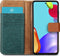 iMoshion Hoesje Geschikt voor Samsung Galaxy A72 Hoesje Met Pasjeshouder - iMoshion Luxe Canvas Bookcase - Groen