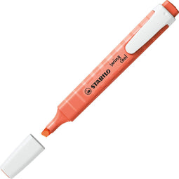 STABILO Swing Cool Pastel - Markeerstift - Perfect Voor Onderweg - Koraal Rood - Per stuk
