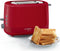 Bosch CompactClass TAT3A114 Compact broodrooster 2 snede(n), Rood, Kunststof, Knoppen, Draaiknop, 800 W, 220 - 240 V