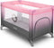 Lionelo Stefi - Campingbedje 3-in-1 - Inclusief matras 120x60 cm - Roze Ombre