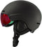 Sinner Montblanc Visor M - Skihelm - Lichtgewicht In-Mould technologie - Rood spiegelvizier