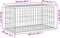 vidaXL - Tuinbank - schanskorfontwerp - 103x44x42 - cm - geïmpregneerd - hout