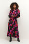 Kaffe KAflorina - Shirt Dress Dames Jurk - Maat 42 - Met ceintuur