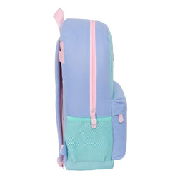 Schoolrugzak Munich Mellow Blauw Roze Celeste 30 x 46 x 14 cm