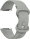 imoshion Siliconen bandje - Geschikt voor Fitbit Charge 6, Charge 5 - Grijs - L