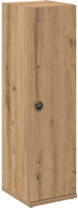 vidaXL - Badkamerkast - met - rolhouder - 20,5x22x72 - cm - artisanaal - eikenkleur