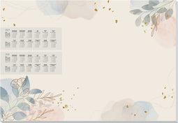 Sigel designonderlegger - Pastel Garden - jaartal 2024/2025 - SI-HO304
