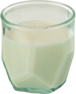 J-Line kaars Origami - glas - transparant - 30U