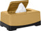 LUMA Honey Mustard - Bad- en verzorgingsset - Babybadje billendoekjesdoos kam borstel thermometer - Zwart - Honing Mosterd