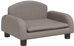 vidaXL - Hondenmand - 50x40x30 - cm - stof - taupe