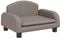 vidaXL - Hondenmand - 50x40x30 - cm - stof - taupe