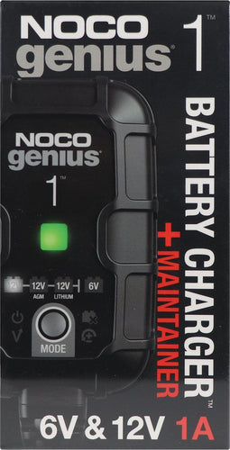 Noco Genius1EU - Acculader 1A 6V/12V - Volautomatisch met Force Mode