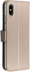 Accezz iPhone Xs Max - Wallet Softcase Bookcase - 3 pashouders - Goud