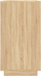 vidaXL - Dressoir - 80x34x75 - cm - bewerkt - hout - sonoma - eikenkleurig