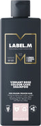 Label.M Vibrant Rose Colour Care Shampoo - 300 ml- Normale shampoo - Voor Gekleurd haar -