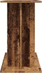 vidaXL - Aquariumstandaard - 80x35x60 - cm - bewerkt - hout - oud - houtkleurig