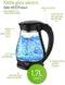 Adler AD 1274 B - Elektrische waterkoker - 1,7 l - 2200 W - Roestvrij staal