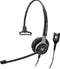 Sennheiser SC 632 - Monauraal Hoofdband - Bedraad - Zwart Zilver