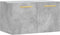 vidaXL - Wandkast - 60x36,5x35 - cm - bewerkt - hout - betongrijs