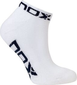 Women's White And Blue Nox Ankle Socks