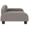 Kinderbank 70x45x30 cm stof taupe