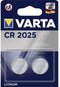 Varta CR2025 - Lithium knoopcel-batterij - 170mAh (2 stuks)