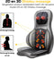 CALMENTA® Shiatsu Massagestoel - Elektrisch Massagekussen - Rug- en Nekmassage - Warmtefunctie - Vibratie