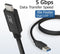 ACT AC7417 - USB 3.2 Gen1 A male - C male - 5Gbps - 2 meter Zwart