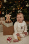 Little Dutch Giftset - Baby geschenkset - 3 zachte items kerstthema - Groen Rood Bruin Wit (3 stuks)