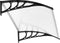 Luifel - deurluifel - polycarbonaat - 75,5 x 101 x 23 cm