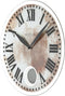 NeXtime - Wandklok - 43 x 4.2 cm - Glas - Wit - 'Romana'