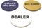 Dealer-buttonset Poker 3xkunsts 49x5mm.
