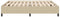 vidaXL - Bedframe - Lichtgroen - Grijs - 200x200 - cm - Corduroy - Stof