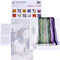 Thea Gouverneur - Borduurpakket met telpatroon - 494A - Voorgesorteerde DMC Garens - Tulp - Aida - 15 cm x 14 cm - DIY Kit