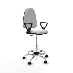 Piqueras y Crespo BFN05RN - Bureaustoel - Hoogteverstelbaar - Wit