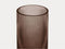 Present Time Vaas Allure Straight - Glas Chocolade Bruin - Ø10x20cm - Modern