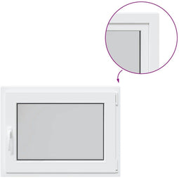 vidaXL - Kelderraam - "RISOR" - 80x70 - cm - draai-kiep - DIN - rechts - wit