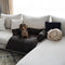 District 70 NUZZLE - Zachte Mand - Afritsbare Hoes - Medium 75 x 75 cm - Donker Grijs
