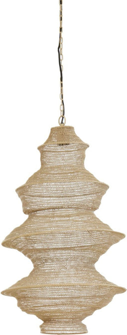 Light & Living Hanglamp Nakisha - Zand - Ø40cm - Modern - Hanglampen Eetkamer, Slaapkamer, Woonkamer