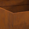 vidaXL - Vierkante - Vuurkorf - 80x80x43 - cm - Weerbestendig - Staal