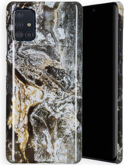 Selencia Hoesje Geschikt voor Samsung Galaxy A51 Hoesje - Selencia Maya Fashion Backcover - zwart