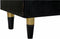 Dientafel DKD Home Decor Zwart Natuurlijk Rotan Mangohout (150 x 40 x 65 cm)